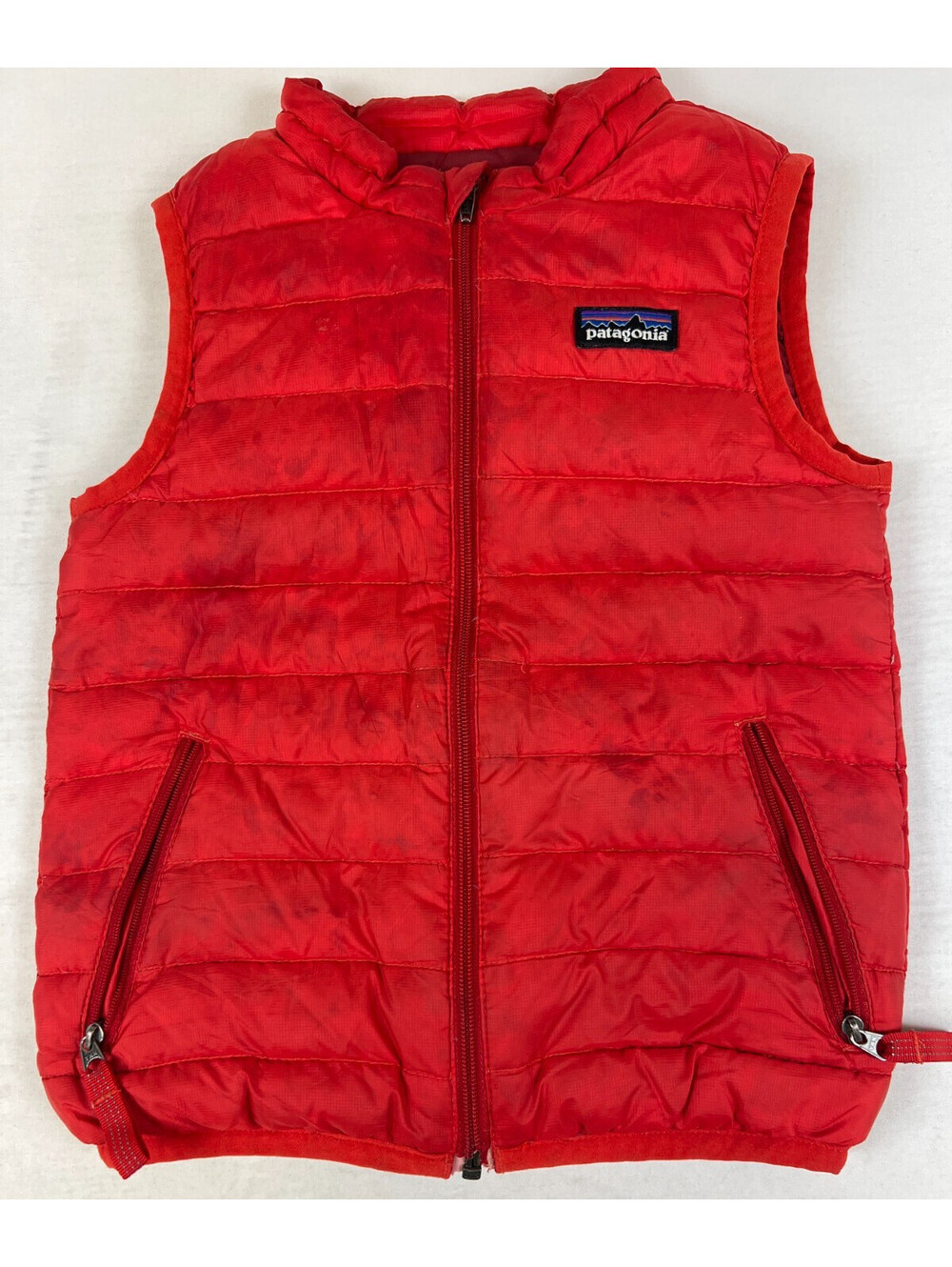 Patagonia Kids Toddler 3T Red Down Puffer Vest Winter Outerwear